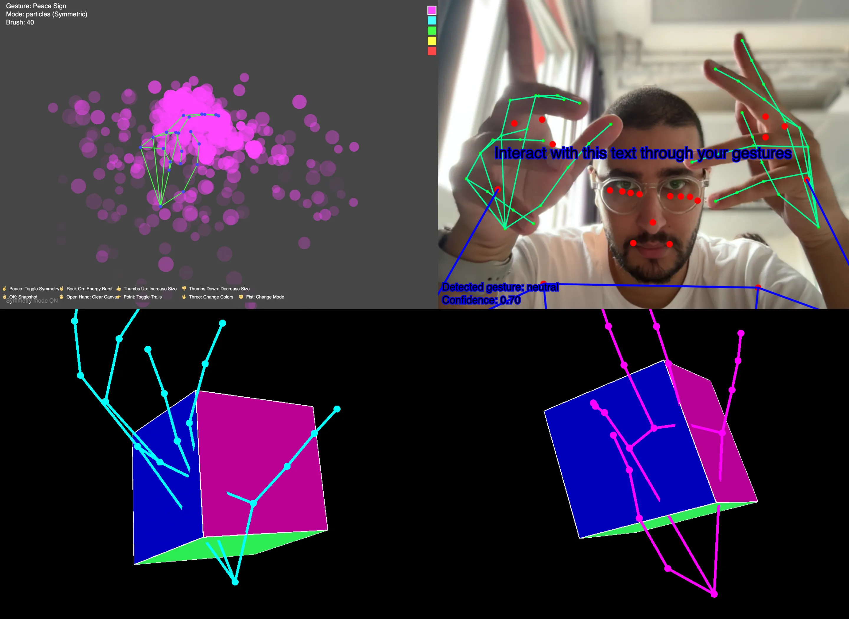Enzo interacting with Genesis.