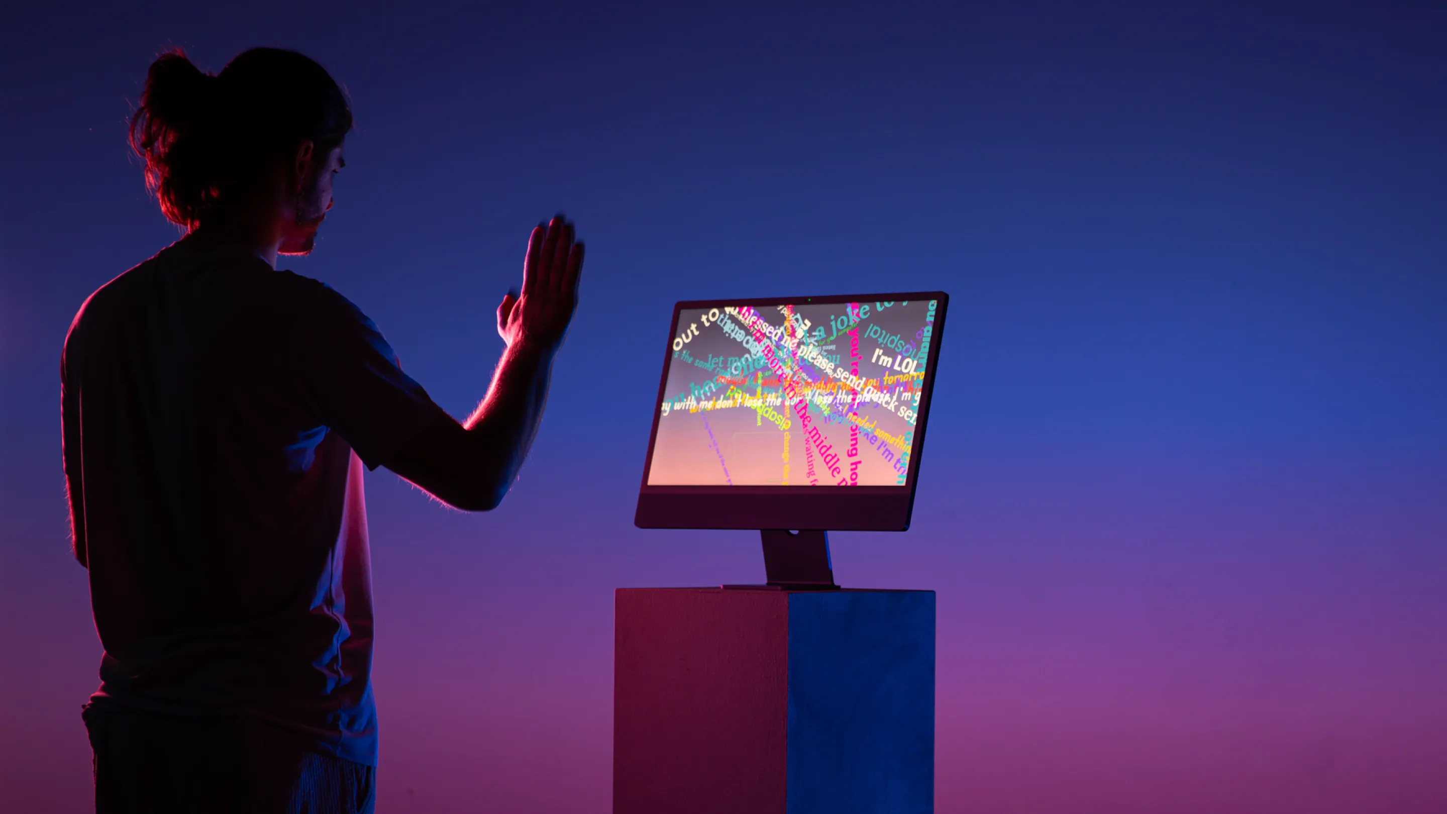 Enzo interacting with Genesis.