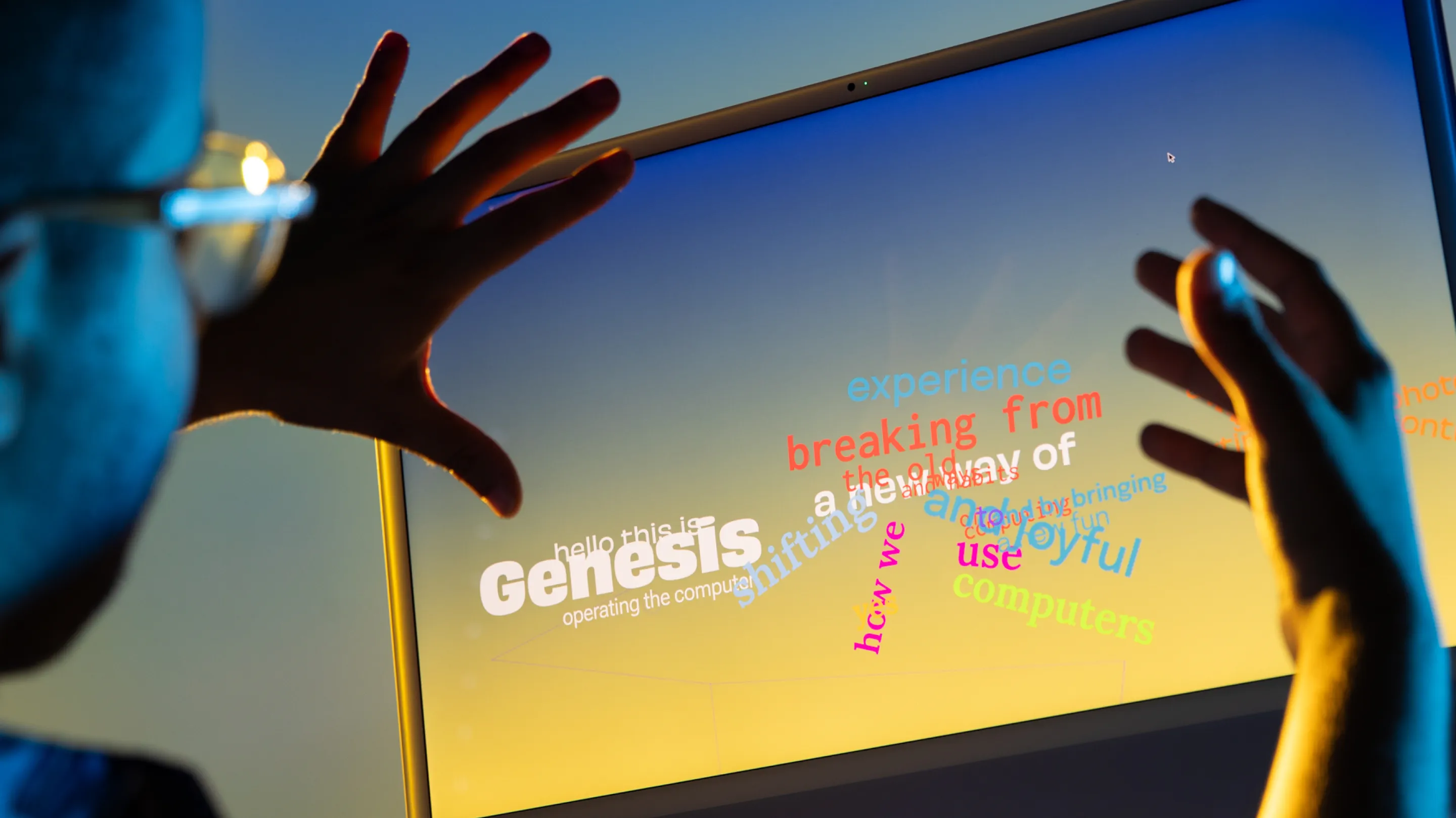 Enzo interacting with Genesis.