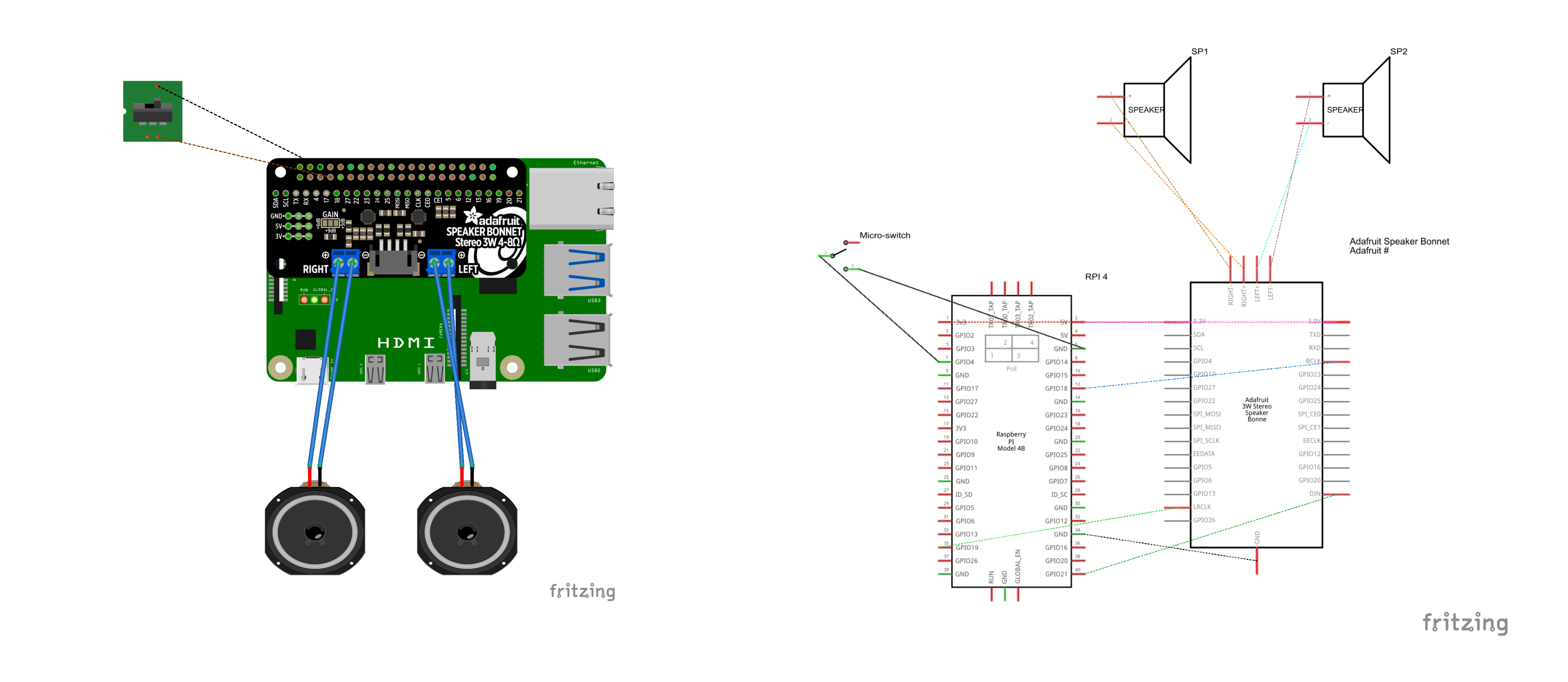 Electronics schematics for how the Morpheus Demo unit.